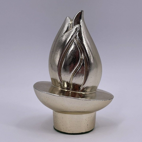 Vintage Torch Paperweight World Book Encyclopedia Spread the Light Collectible - Picture 3 of 9